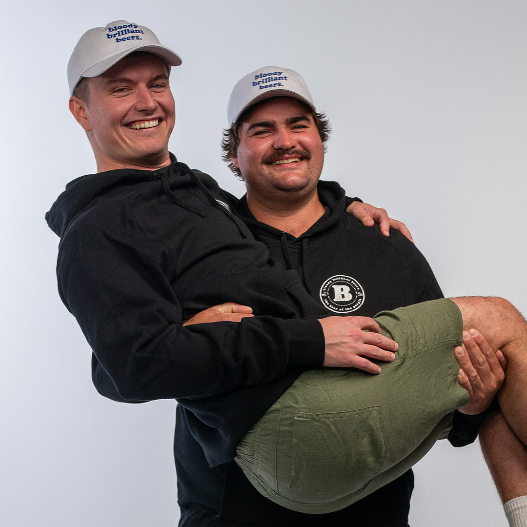 Blue Staple Dad Hat